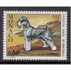 Monaco - Correo 1974 Yvert 963 ** Mnh   Perro Schnauzer