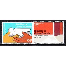 Guinea Ecuatorial República Correo 1987 Edifil 92/3 ** Mnh