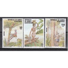 Guinea Ecuatorial República Correo 1988 Edifil 104/6 ** Mnh