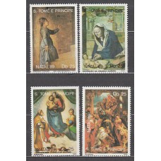 Santo Tomas y Principe - Correo Yvert 970/3 ** Mnh  Navidad