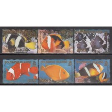 Salomon - Correo Yvert 976/81 ** Mnh Fauna. Peces