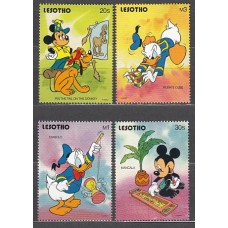 Lesotho - Correo Yvert 977/80 ** Mnh  Walt Disney