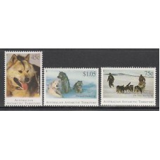 Australia Artantica - Correo Yvert 98/101 ** Mnh Fauna. Perros