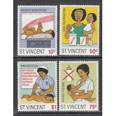 San Vicente - Correo Yvert 983/6 ** Mnh Medicina