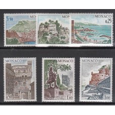 Monaco - Correo 1974 Yvert 986/91 ** Mnh    Paisajes y monumentos