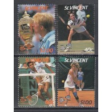 San Vicente - Correo Yvert 987/94 ** Mnh Deportes tenis