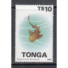 Tonga - Correo Yvert 991 ** Mnh Fauna Marina. Peces