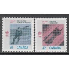 Canada - Correo 1987 Yvert 993/4 ** Mnh Deportes. Juegos Olimpicos de Calgary