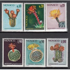 Monaco - Correo 1974 Yvert 997/1002 ** Mnh   Flora exotica