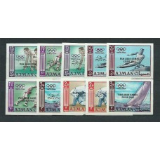 Arabia Sud Este (Ajman) - Correo Yvert 45/54 ** Mnh Deportes