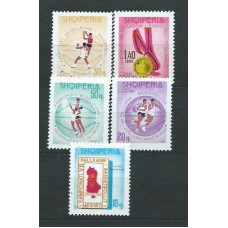 Albania Correo 1965 Yvert 842/6 Mh * Deportes