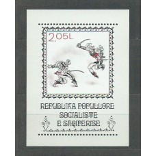 Albania Hojas 1977 Yvert 38 ** Mnh Danzas Populares