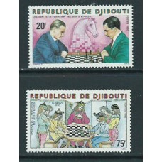 Djibouti - Correo Yvert 519/20 ** Mnh  Ajedrez