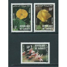 Djibouti - Correo Yvert 564/6 ** Mnh  Flores