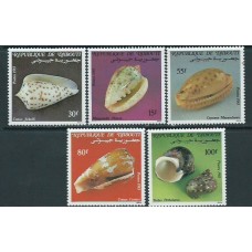 Djibouti - Correo Yvert 569/73 ** Mnh  Fauna conchas