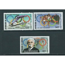 Djibouti - Correo Yvert 636/8 ** Mnh  Deportes