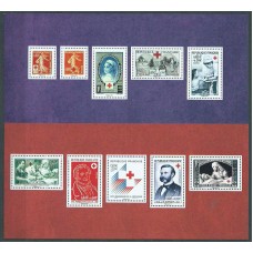 Francia - Hojas Recuerdo Yvert 95 ** Mnh  150 Anº Cruz Roja