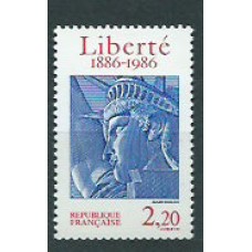 Francia - Correo 1986 Yvert 2421 ** Mnh  Estatua de la libertad