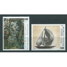 Francia - Correo 1987 Yvert 2493/4 usado   Arte