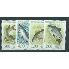 Francia - Correo 1990 Yvert 2663/6 ** Mnh  Fauna peces