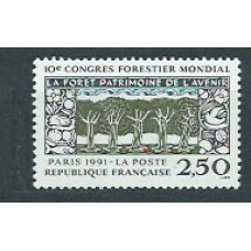 Francia - Correo 1991 Yvert 2725 ** Mnh  Bosques