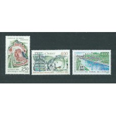 Francia - Correo 1992 Yvert 2763/5 ** Mnh Turismo