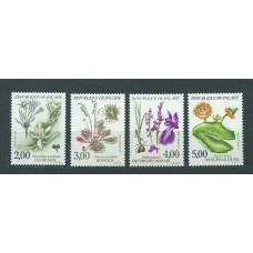 Francia - Correo 1992 Yvert 2766/9 ** Mnh  Flores