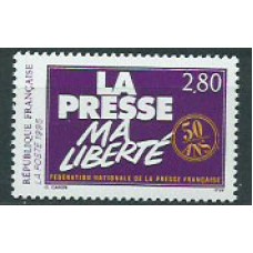 Francia - Correo 1994 Yvert 2917 ** Mnh  Prensa francesa