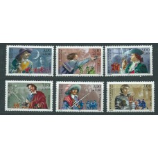 Francia - Correo 1997 Yvert 3115/20 ** Mnh  Héroes de aventuras