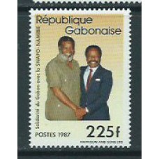 Gabon - Correo Yvert 626 ** Mnh  Personajes