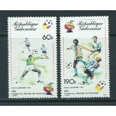 Gabon - Aereo Yvert 242/3 ** Mnh  Deportes fútbol