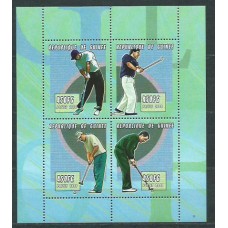 Guinea Republique - Correo Yvert 1864BG/BK ** Mnh  Deportes golf