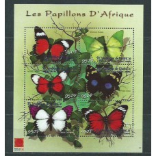 Guinea Republique - Correo Yvert 2150GJ/GP ** Mnh  Fauna mariposas