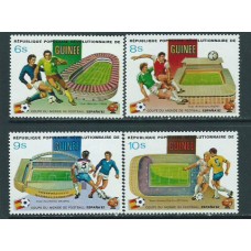 Guinea Republique - Correo Yvert 692/5 ** Mnh  Deportes fútbol