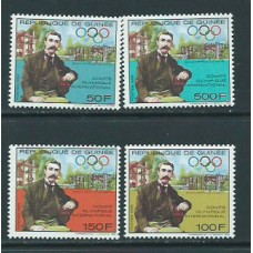 Guinea Republique - Correo Yvert 873/6 ** Mnh  P. de Coubertin