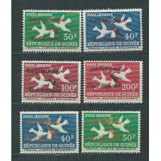 Guinea Republique - Aereo Yvert 22/5+22/3 tipo b ** Mnh  Astro