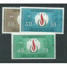 Laos - Correo 1968 Yvert 171/3 ** Mnh