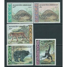 Laos - Correo 1969 Yvert 203/4+Av.59/61 ** Mnh