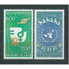 Laos - Correo 1975 Yvert 281/2 ** Mnh