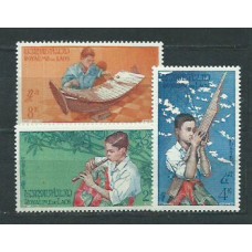 Laos - Correo 1957 Yvert 37/9 * Mh