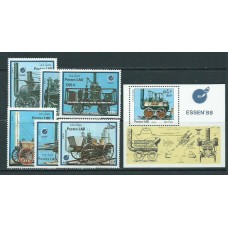 Laos - Correo 1988 Yvert 853/8+H.100 ** Mnh