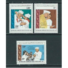 Laos - Correo 1989 Yvert 936AE/B ** Mnh