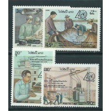 Laos - Correo 1990 Yvert 977/80 ** Mnh