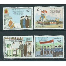 Laos - Correo 1990 Yvert 989A/D ** Mnh