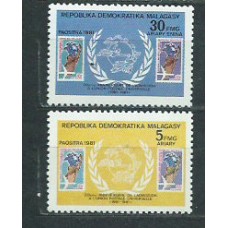 Madagascar - Correo 1981 Yvert 659/60 ** Mnh UPU