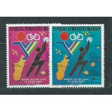 Madagascar - Correo 1987 Yvert 796/7 ** Mnh  Deportes