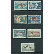 Mali - Correo Yvert 2/8 ** Mnh  Fauna peces