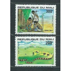 Mali - Correo Yvert 344/5 ** Mnh  Fauna