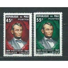 Mali - Correo Yvert 69/70 ** Mnh  Abraham Lincoln