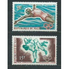 Mali - Correo Yvert 83/4 ** Mnh  Deportes